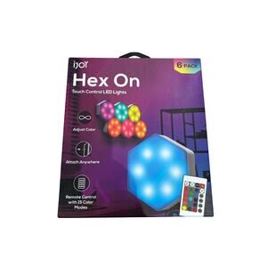 IJoy remote control hex 6 pack lights w/remote control 15 settings